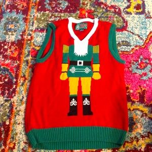 Ugly Christmas Sweater nutcracker vest
